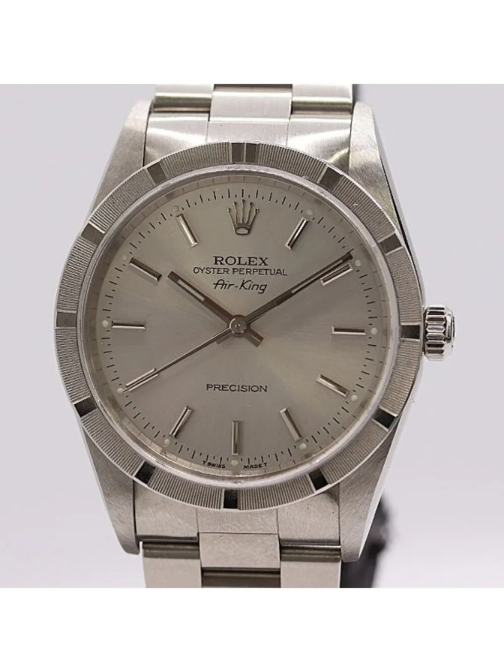 Rolex Air King Automatic Silver Dial Watch